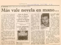 Más vale novela en mano --