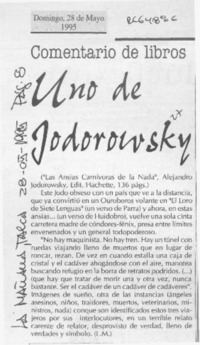 Uno de Jodorowsky  [artículo].