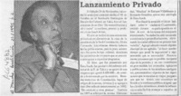Lanzamiento privado  [artículo].