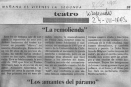 Teatro  [artículo] Pedro Labra.