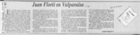 Juan Florit en Valparaíso  [artículo] Adolfo Simpson T.