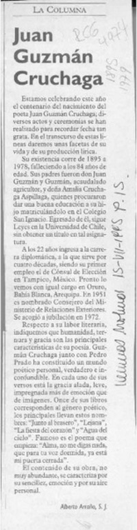 Juan Guzmán Cruchaga