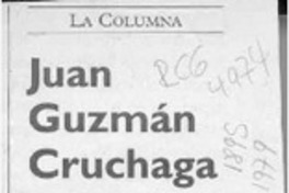 Juan Guzmán Cruchaga