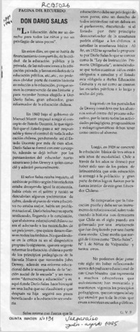 Don Darío Salas  [artículo] G. V. F.