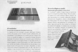 El nadador  [artículo] G. R.