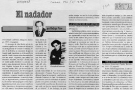 El nadador  [artículo] Rodrigo Pinto.