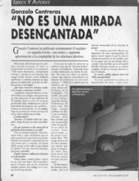 "No es una mirada desencantada  [artículo] Mario Rodríguez O.
