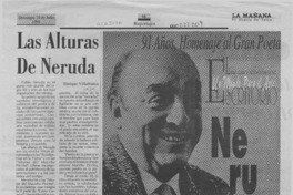Las alturas de Neruda  [artículo] Enrique Villablanca.