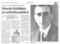 Vicente Huidobro, un activista poético