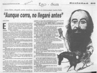 "Aunque corra, no llegaré antes"  [artículo] Lorena Cavieres.