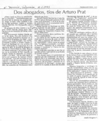 Dos abogados, tíos de Arturo Prat