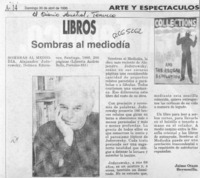 Sombras al mediodía  [artículo] Jaime Otazo Hermosilla.