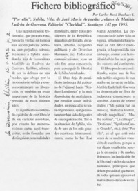 Fichero bibliográfico  [artículo] Carlos René Ibacache.