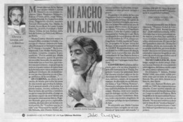 A. Nuñoz Molina llega a Chile  [artículo] M. E. M.