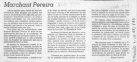 Marchant Pereira  [artículo] Miguel Laborde.