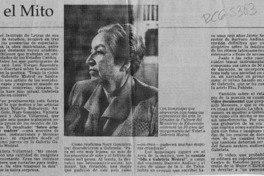 Rompiendo el mito  [artículo] Eduardo Arancibia M.