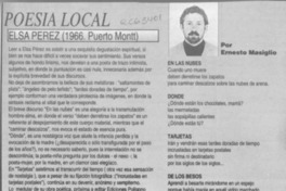 Poesía local  [artículo] Ernesto Masiglio.