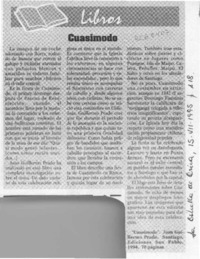 Cuasimodo  [artículo].