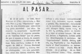 Al pasar --  [artículo] Jana.