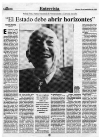 "El Estado debe abrir horizontes"  [artículo] María Olivia Monckeberg.