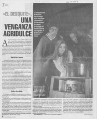 "El desquite", una venganza agridulce