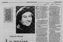 La Mujer y su obra  [artículo].