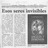 Esos seres invisibles