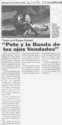 "Pete y la banda de los ojos velados"  [artículo].