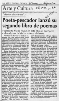 Poeta-pescador lanzó su segundo libro de poemas  [artículo].