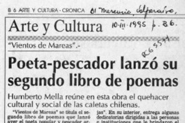 Poeta-pescador lanzó su segundo libro de poemas  [artículo].