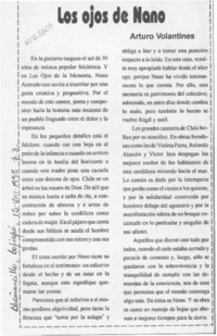 Los ojos de Nano  [artículo] Arturo Volantines.