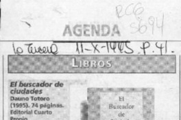 El buscador de ciudades  [artículo] Marcela Escobar Q.