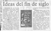 Ideas del fin de siglo  [artículo].