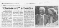 "Claroscuro" a tientas  [artículo].