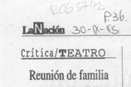 Reunión de familia  [artículo] Hans Ehrmann.