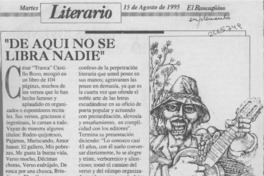 "De aquí no se libra nadie"  [artículo]