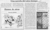 Una novela del otro tiempo  [artículo] Marino Muñoz Lagos.
