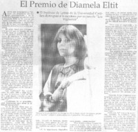 El premio de Diamela Eltit (entrevista)