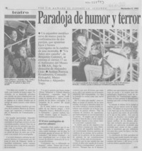 Paradoja de humor y terror