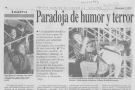 Paradoja de humor y terror