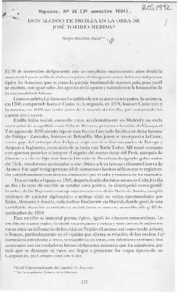 Don Alonso de Ercilla en la obra de José Toribio Medina