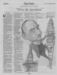 "Vivo de racontos"  [artículo] Ana María Sanhueza.