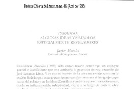 Paradiso, algunas ideas y símbolos especialmente reveladores