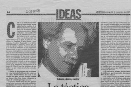 La táctica del ladino  [artículo] Faride Zerán.