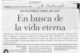 En busca de la vida eterna  [artículo] Rocío Lineros.