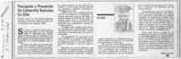 Percepción y prevención de catástrofes naturales en Chile  [artículo] Patricio Gross.
