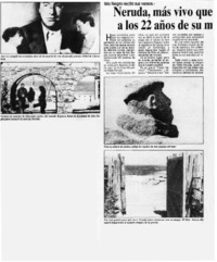 Neruda más vivo que nunca a los 22 años de su muerte