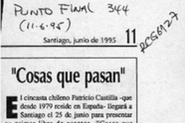 Cosas que pasan  [artículo].