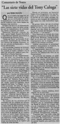 "Las siete vidas del Tony Caluga"