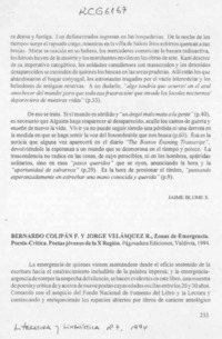 Zonas de emergencia  [artículo] Sergio Saldes Báez.